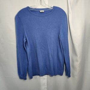 Classic Blue Crewneck Sweater